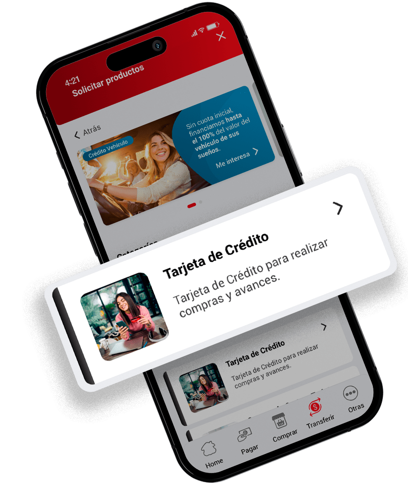 Adquiera su Tarjeta de Crédito