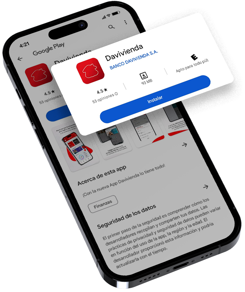 Descargue la App Davivienda