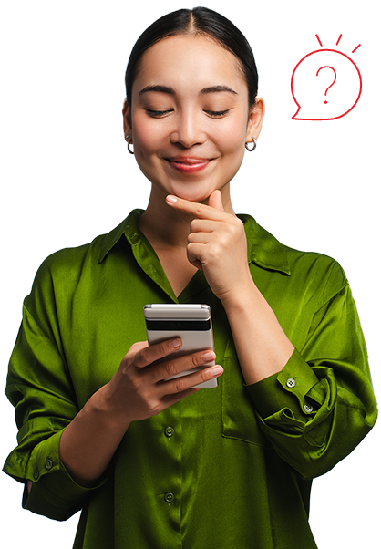 Hombre con celular - Preguntas Frecuentes